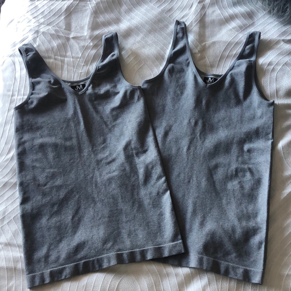 2 Gray tank top/intimates